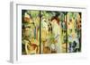 Great Zoological Garden, Triptych, 1912-Auguste Macke-Framed Giclee Print