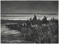 During the Exodus Moses Parts the Sea and Leads the Israelites Across-Greatbach-Art Print