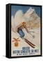 Greater Boston Scholastic Ski Meet Poster-null-Framed Stretched Canvas