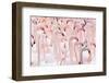 Greater flamingo flock, Camargue, France-Edwin Giesbers-Framed Photographic Print