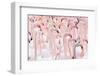 Greater flamingo flock, Camargue, France-Edwin Giesbers-Framed Photographic Print