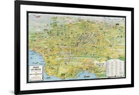 Greater Los Angeles, California, 1932-K^M^ Leuschner-Framed Giclee Print