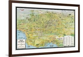 Greater Los Angeles, California, 1932-K^M^ Leuschner-Framed Giclee Print