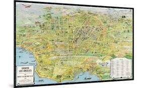 Greater Los Angeles, California, 1932-K^M^ Leuschner-Mounted Giclee Print