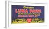 Greater Luna Park Opening-null-Framed Art Print