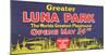 Greater Luna Park Opening-null-Mounted Art Print