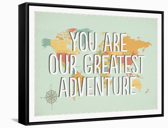 Greatest Adventure-Lila Fe-Framed Stretched Canvas