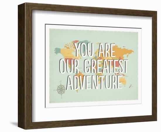 Greatest Adventure-Lila Fe-Framed Art Print