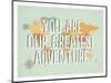 Greatest Adventure-Lila Fe-Mounted Art Print