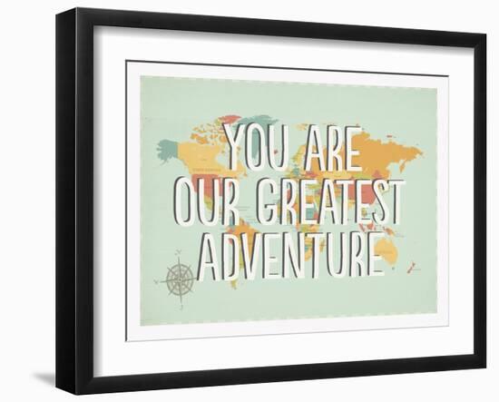 Greatest Adventure-Lila Fe-Framed Art Print