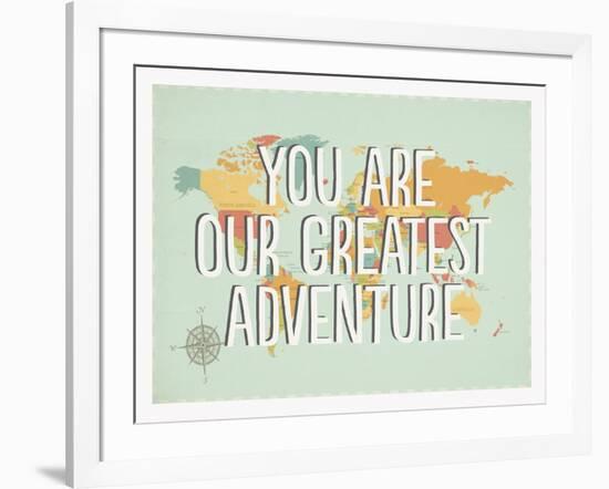 Greatest Adventure-Lila Fe-Framed Art Print