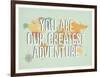 Greatest Adventure-Lila Fe-Framed Art Print