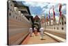 Greatest Buddhists Landmarks - Kandy, Tooth Temple, People Go on Ceremony-Maugli-l-Stretched Canvas