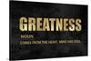 Greatness in Gold-Jamie MacDowell-Stretched Canvas