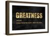 Greatness in Gold-Jamie MacDowell-Framed Art Print