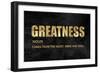 Greatness in Gold-Jamie MacDowell-Framed Art Print