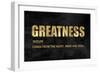 Greatness in Gold-Jamie MacDowell-Framed Art Print