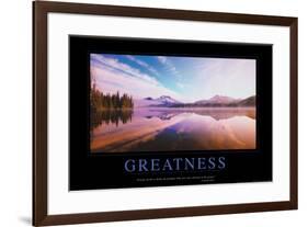 Greatness-null-Framed Poster