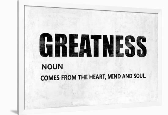 Greatness-Jamie MacDowell-Framed Art Print