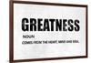 Greatness-Jamie MacDowell-Framed Art Print