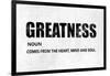 Greatness-Jamie MacDowell-Framed Art Print
