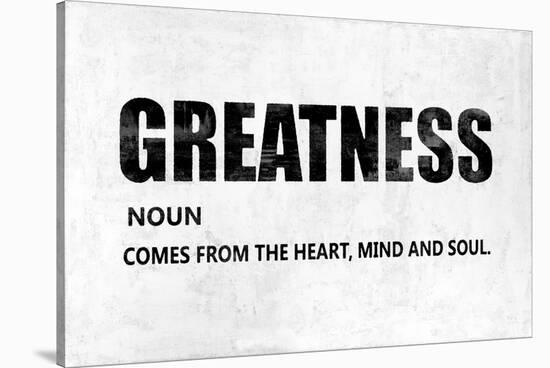 Greatness-Jamie MacDowell-Stretched Canvas