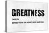 Greatness-Jamie MacDowell-Stretched Canvas