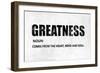 Greatness-Jamie MacDowell-Framed Art Print