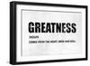 Greatness-Jamie MacDowell-Framed Art Print