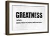 Greatness-Jamie MacDowell-Framed Premium Giclee Print