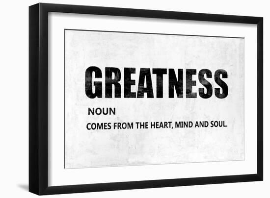 Greatness-Jamie MacDowell-Framed Premium Giclee Print