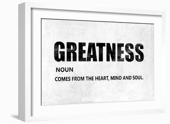 Greatness-Jamie MacDowell-Framed Premium Giclee Print