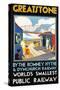 Greatstone - World's Smallest Public Railway Poster-N. Cramer Roberts-Stretched Canvas