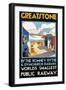 Greatstone - World's Smallest Public Railway Poster-N. Cramer Roberts-Framed Premium Photographic Print