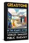 Greatstone - World's Smallest Public Railway Poster-N. Cramer Roberts-Framed Stretched Canvas