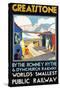 Greatstone - World's Smallest Public Railway Poster-N. Cramer Roberts-Stretched Canvas