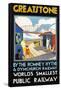 Greatstone - World's Smallest Public Railway Poster-N. Cramer Roberts-Framed Stretched Canvas