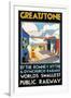 Greatstone - World's Smallest Public Railway Poster-N. Cramer Roberts-Framed Photographic Print