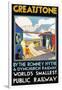 Greatstone - World's Smallest Public Railway Poster-N. Cramer Roberts-Framed Photographic Print