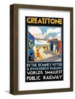 Greatstone - World's Smallest Public Railway Poster-N. Cramer Roberts-Framed Photographic Print