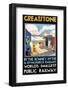 Greatstone - World's Smallest Public Railway Poster-N. Cramer Roberts-Framed Photographic Print