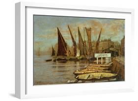 Greaves Boat Yard, Chelsea, 1858-Walter Greaves-Framed Giclee Print