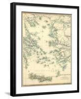 Grecian Archipelago, Ancient, c.1843-William Smith-Framed Art Print