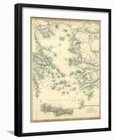 Grecian Archipelago, Ancient, c.1843-William Smith-Framed Art Print