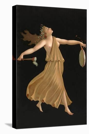Grecian Bacchante-Found Image Press-Stretched Canvas