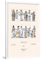 Grecian Women Dressing-Racinet-Framed Art Print