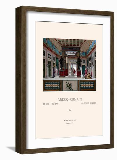 Greco-Roman Architecture-Racinet-Framed Art Print