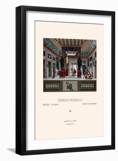 Greco-Roman Architecture-Racinet-Framed Art Print