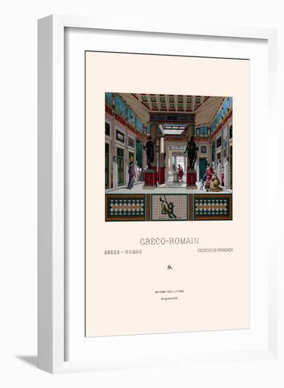 Greco-Roman Architecture-Racinet-Framed Art Print