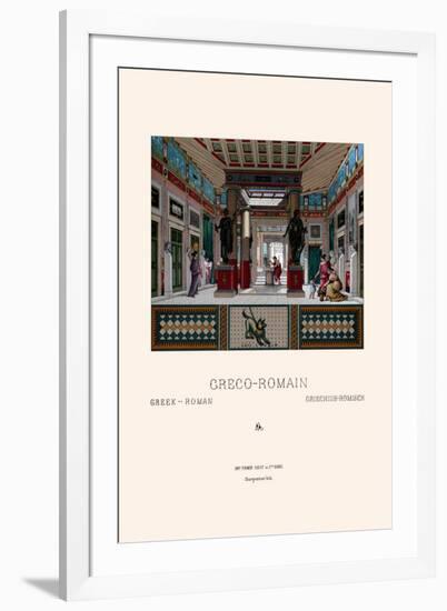 Greco-Roman Architecture-Racinet-Framed Art Print